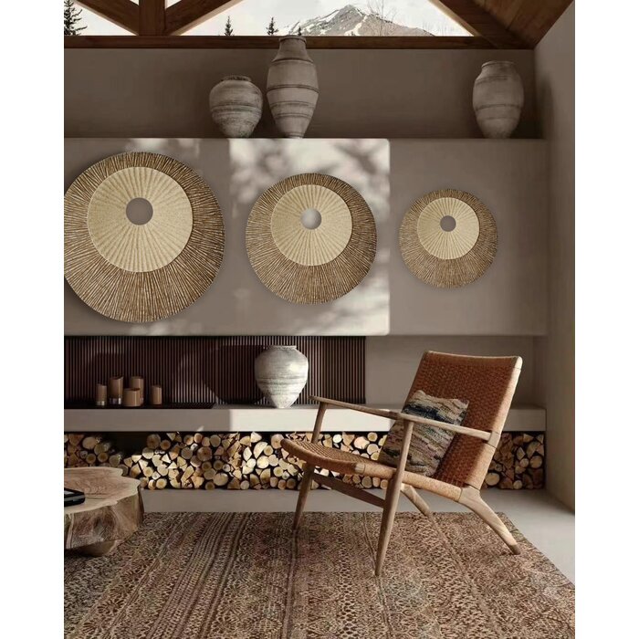 World Menagerie Round Double Layer Wall D Cor Set Wayfair